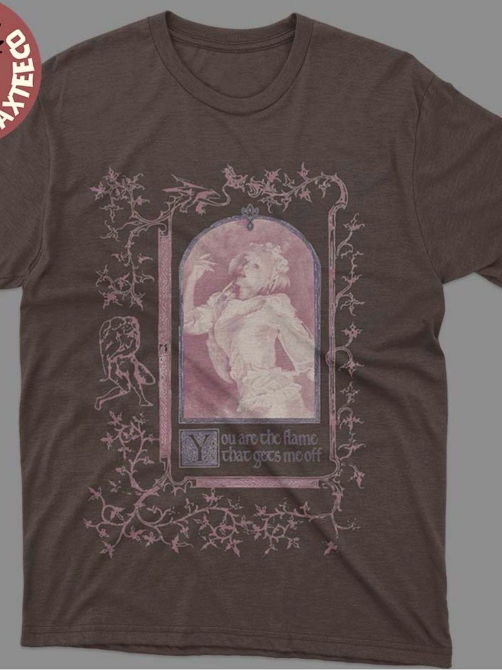 Melanie Martinez HADES Studio You Are The Flame That Gets Me Off T-Shirt M Brown